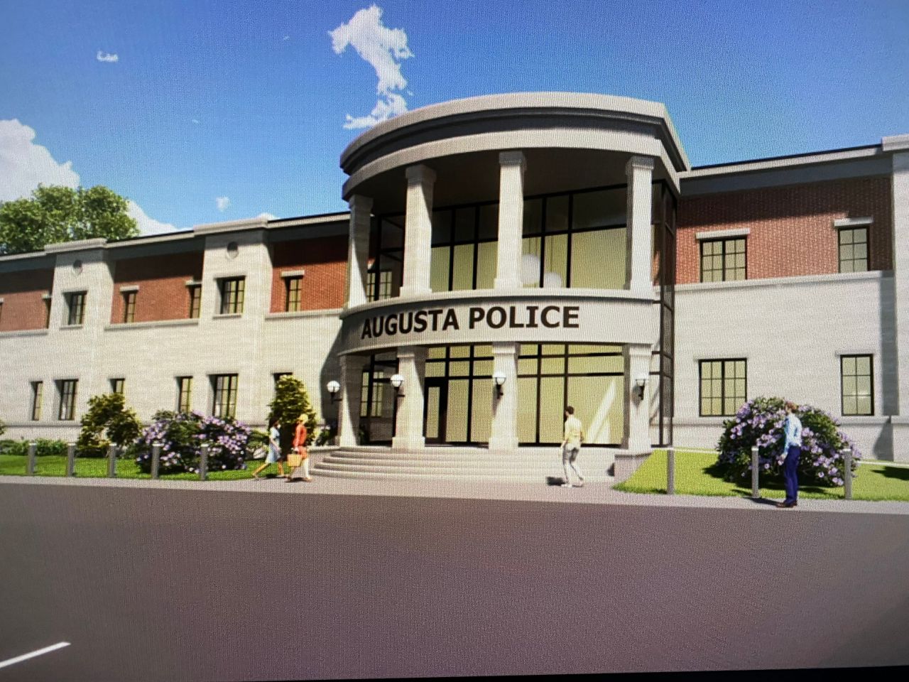 Augusta council reviews new police station design